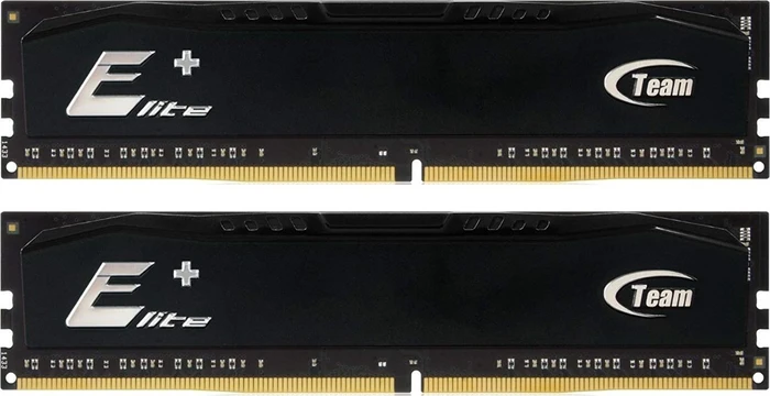 TeamGroup ELITE+ schwarz UDIMM 32GB Kit, DDR4-2400, CL16-16-16-39