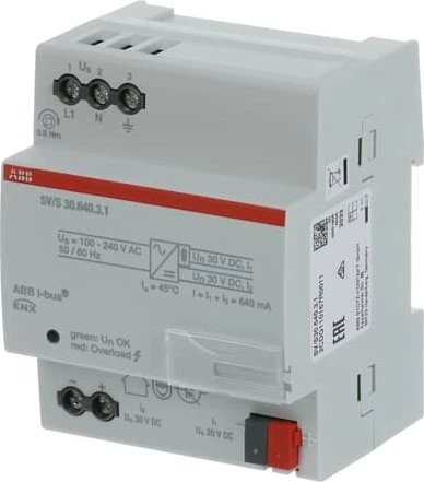 ABB SV/S30.640.3.1 KNX Spannungsversorgung 30V, 640mA, 4TE REG