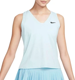 Nike Court Victory Funktionsshirt ärmellos glacier blue/black (Damen)