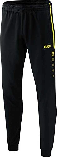 Jako Polyester Competition 2.0 Trainingshose lang schwarz/neongelb (Junior)