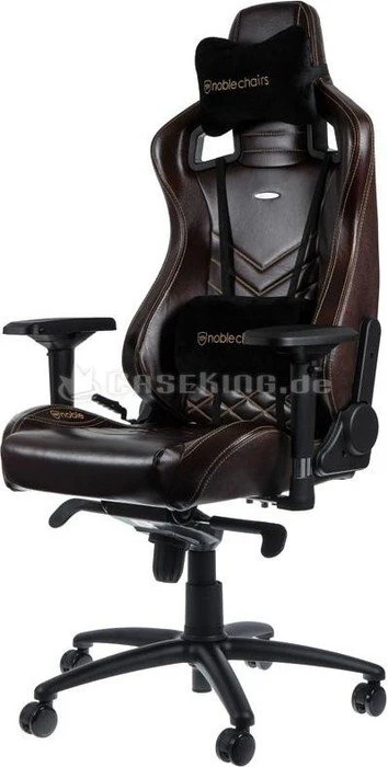 noblechairs Epic Echtleder Gamingstuhl, braun/beige