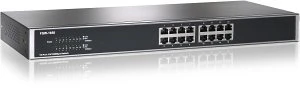 LevelOne FSW Rackmount Switch, 16x RJ-45
