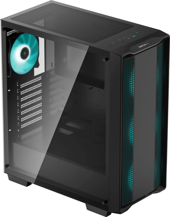 DeepCool CC560, schwarz, Glasfenster