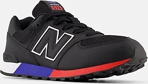 New Balance 574 schwarz/weiß (Junior)