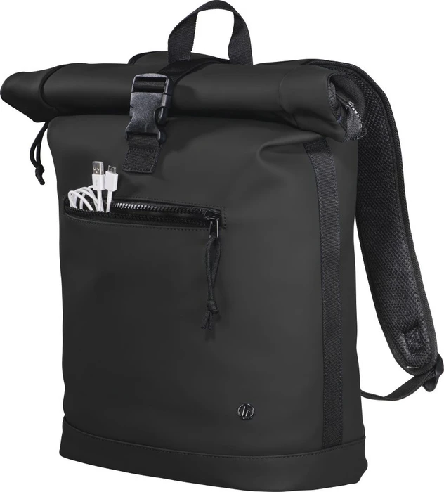 Hama Merida Roll-Top Notebook-Rucksack 15.6" schwarz