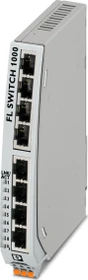 Phoenix Contact FL 1000 Industrial Railmount Switch 1008NT, 8x RJ-45 (1085165)