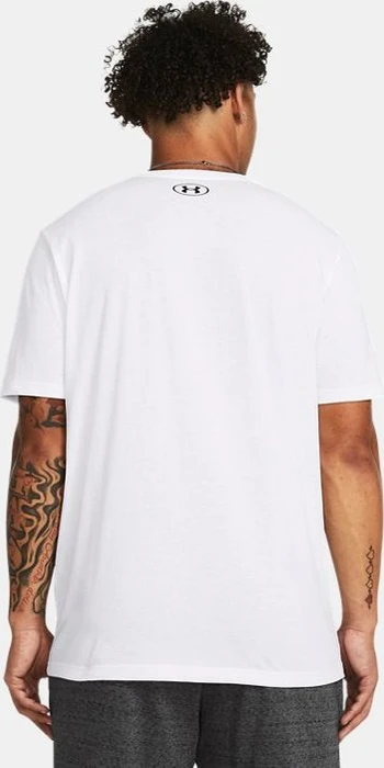 Under Armour Logo Funktionsshirt kurzarm weiß/schwarz (Herren)
