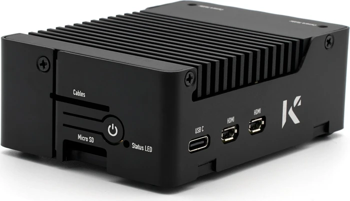 KKSB Aluminiumgehäuse für Raspberry Pi 5, schwarz