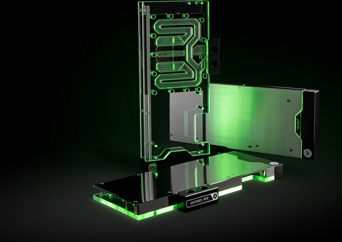 EK Water Blocks Quantum Line EK-Quantum Vector² FTW3 RTX 3080/90 Backplate silber