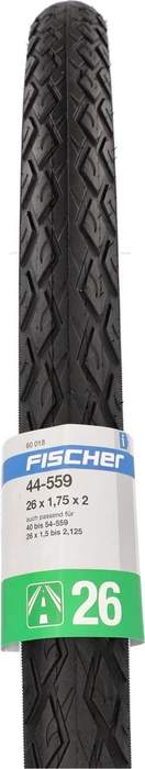 Fischer Road 26x1.75" Reifen schwarz/weiß