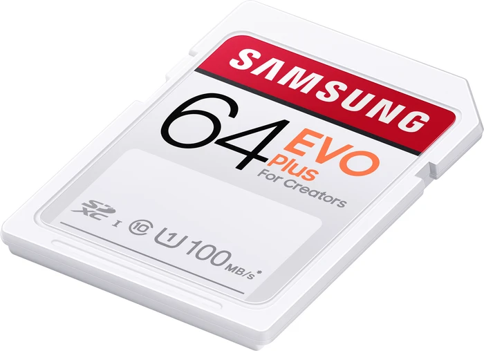 Samsung EVO Plus for Creators R100 64GB, UHS-I U1, Class 10