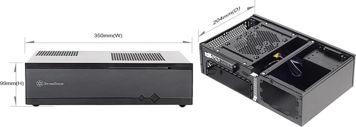 SilverStone Milo ML05, schwarz, Mini-ITX