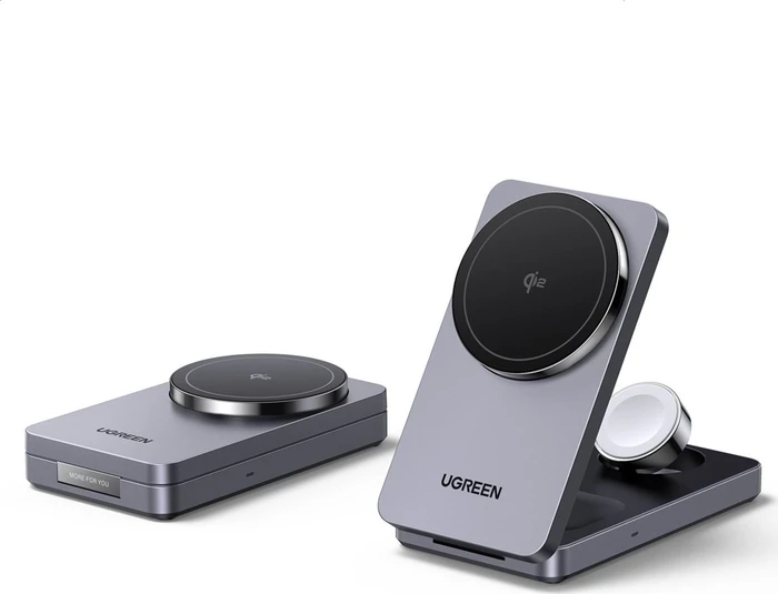 Ugreen MagFlow Qi2 zertifizierte 15W 3 in 1 iPhone Ladestation
