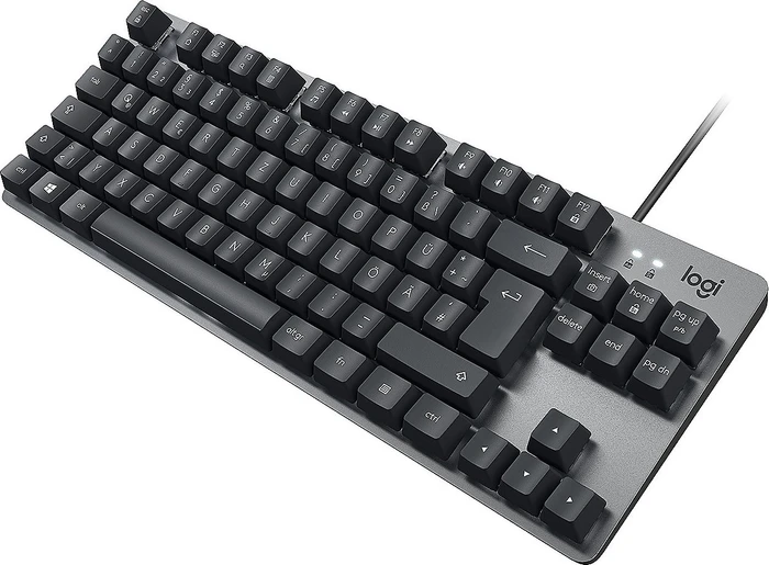 Logitech K835 TKL Mechanical Keyboard, grau/schwarz, TTC RED, USB, DE