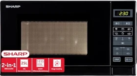 Sharp R742BKW Mikrowelle mit Grill