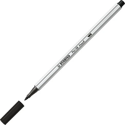STABILO Pen 68 brush Arty sortiert, 18er-Set, Etui