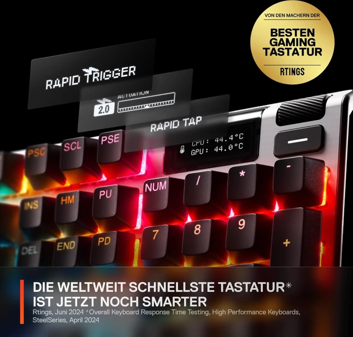 SteelSeries Apex Pro Gen 3, OmniPoint 3.0, USB, DE