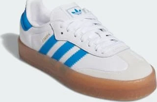 adidas Sambae cloud white/bright blue/gold metallic (Damen)