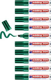 edding 500 Permanentmarker grün, 10er-Pack