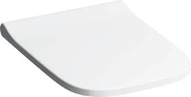 Geberit Smyle Square WC-Sitz schmales Design, weiß/glänzend