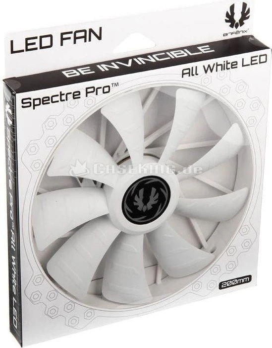 BitFenix Spectre Pro LED weiß/rot, 200mm