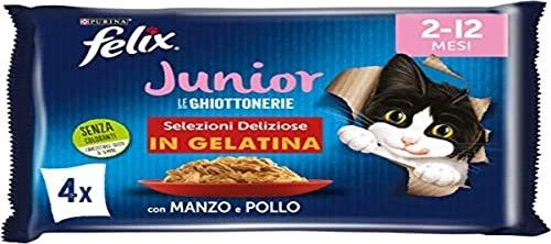 Purina Felix So gut wie es aussieht Junior mit Huhn in Gelee, 85g
