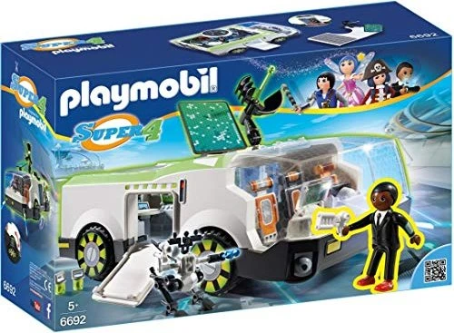 playmobil Super 4 Techno Chamäleon mit Agent Gene