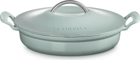 Le Creuset Modern Heritage Gourmet-Profitopf aus Gusseisen oval 28cm 2.9l sea salt