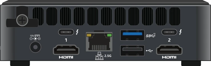 ASUS NUC 11 Pro Kit - Slim - Tiger Canyon - NUC11TNKi7 / BNUC11TNKI70002, EU-Netzkabel