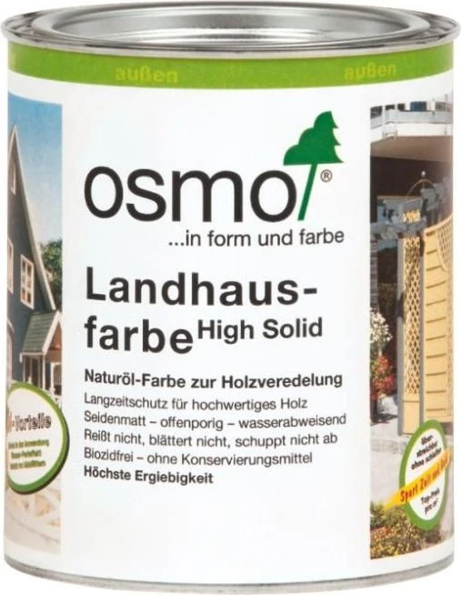 Osmo Landhausfarbe 2404 außen tannengrün, 750ml