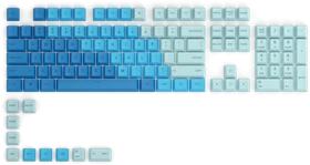 Glorious GPBT Keycaps, Kunststoff (PBT), Caribbean Ocean, blau, 114 Tasten (104+10), ANSI-US