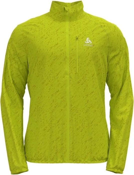 Odlo Zeroweight Print Laufjacke evening primrose (Herren)