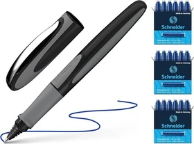Schneider Ray Tintenroller (Patrone) onyx/grau