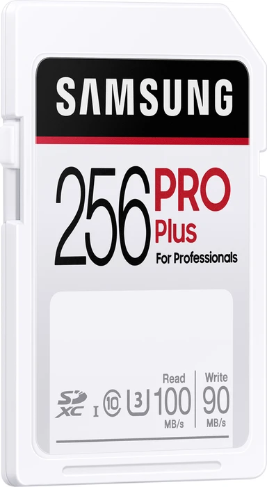 Samsung PRO Plus for Professionals R100/W90 256GB, UHS-I U3, Class 10