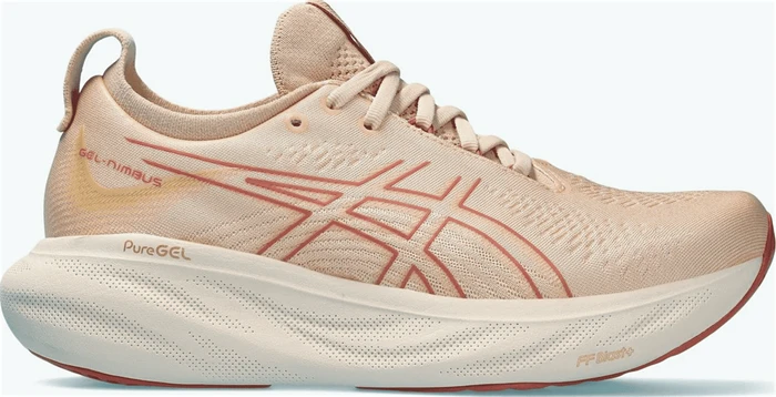 Asics Gel-Nimbus 25 pale apricot/light garnet (Damen)