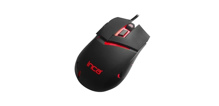 Inca Gaming Tastatur Maus Set mit Mauspad schwarz, USB, DE