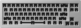 Akko Monsgeek M7 VIA 65% Layout Barebone Tastatur, silber, ANSI