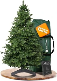 ArtiTree Künstlicher Weihnachtsbaum Nordmanntanne 100% Spritzguss, 210cm