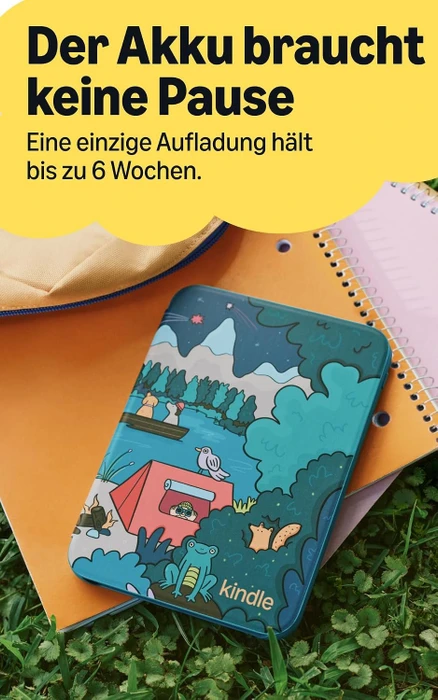Amazon Kindle 13. Gen, 16GB Flash, ohne Werbung, Kids Edition, inkl. Hülle Piratenabenteuer [2026]