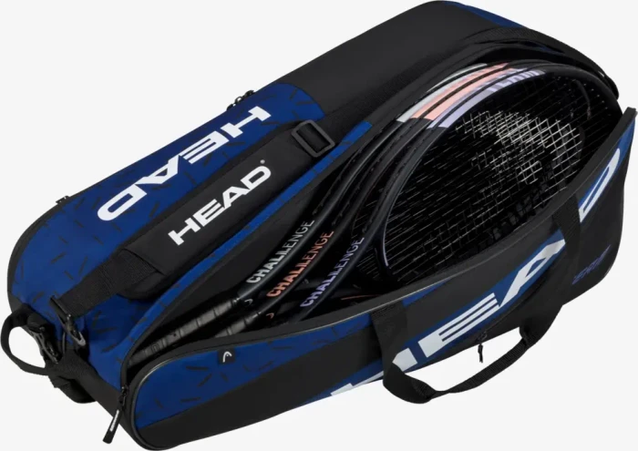 Head Team Racquet Bag L Tennistasche blau/schwarz