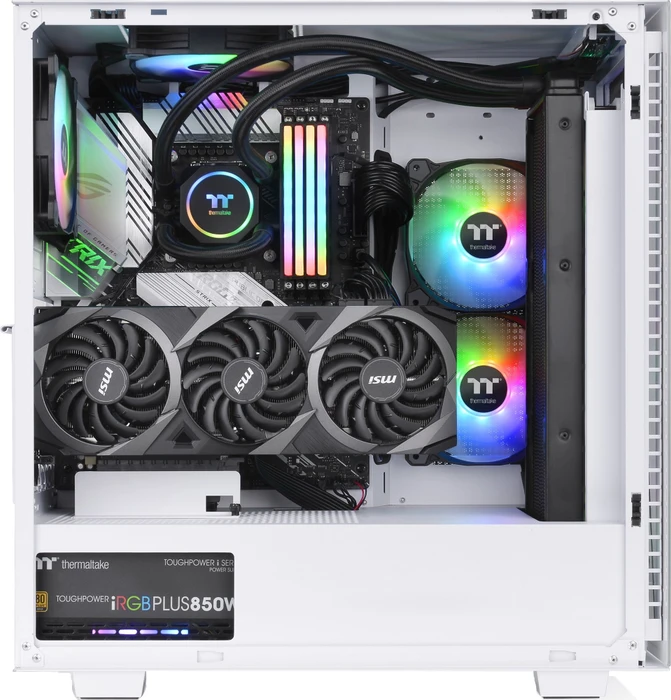 Thermaltake Atlas weiß, schwarz, Core i5-12400F, 16GB RAM, 1TB SSD, GeForce RTX 3060