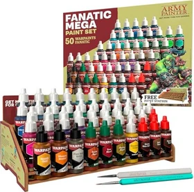 Army Painter Warpaints Fanatic Mega Farbset, 50-tlg.