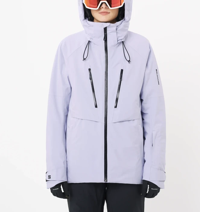 Salomon Brilliant Skijacke cosmic sky (Damen)