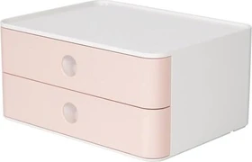 HAN Allison Smartbox Schubladenbox, 2 Schubladen, A5, flamingo rose/weiß