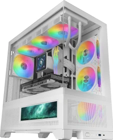 Mars Gaming MC-LCDX White, Glasfenster (MCLCDXW)