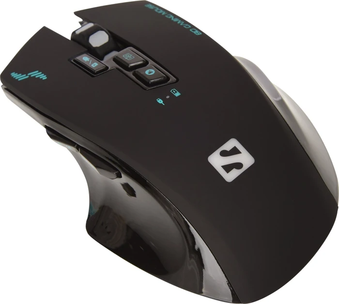 Sandberg Wireless Sniper Mouse schwarz/blau, USB