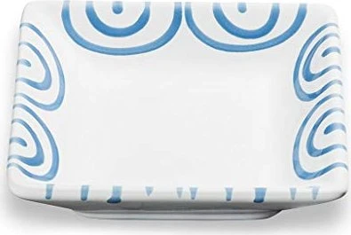 Gmundner Keramik Blaugeflammt Snackschale 11x11cm