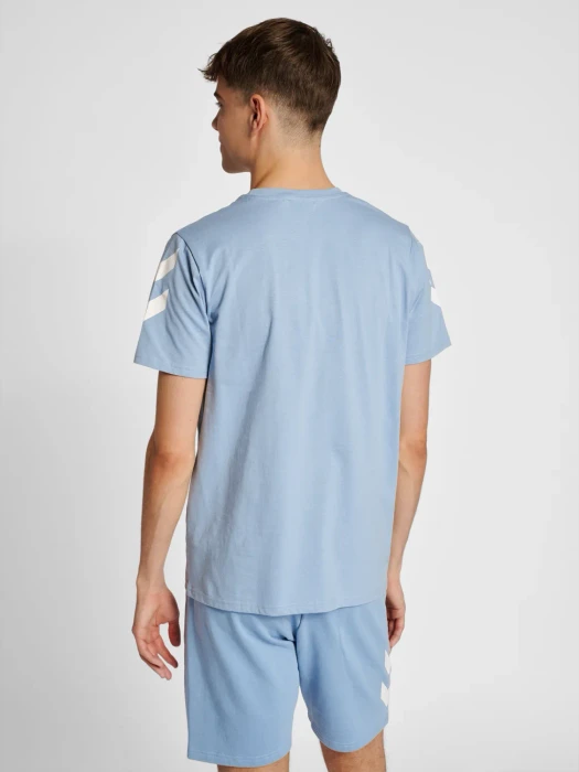 hummel Legacy Chevron T-Shirt kurzarm ashley blue