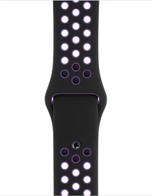 Apple Nike Sportarmband S/M und M/L für Apple Watch 40mm schwarz/hyper grape