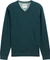 Tom Tailor Strickpullover mit V-Ausschnitt aus Baumwolle Strickpullover sapphire green melange (Herren) Vorschaubild